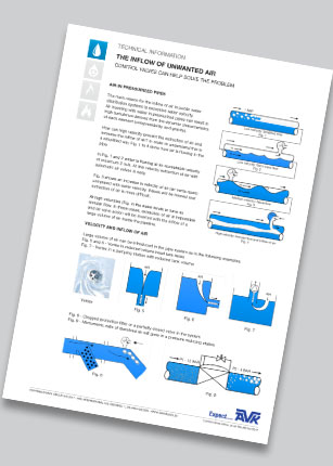 Regel afsluiters - Inflow of unwanted air